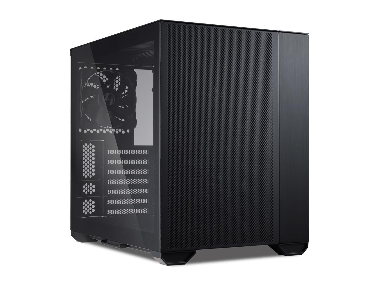 LIAN LI O11 AIR MINI Black SPCC / Aluminum / Tempered Glass ATX Mini Tower Computer Case-- O11AMX